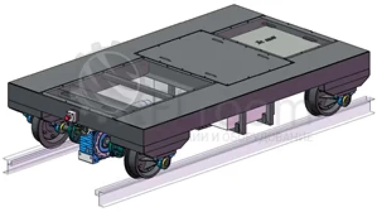 Электрическая тележка рельсовая (аккумуляторная) | elroomru