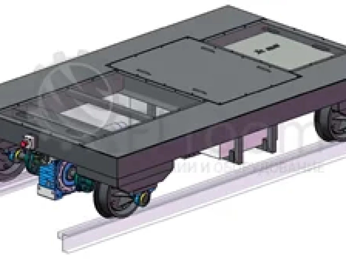 Электрическая тележка рельсовая (аккумуляторная) | elroomru